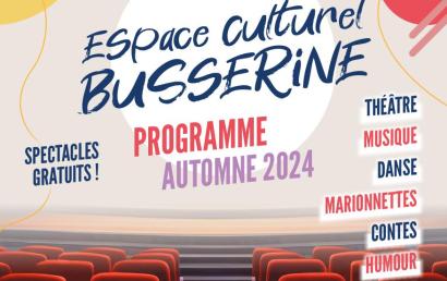 Programme d'automne de l'Espace Culturel Busserine