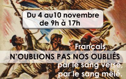 Exposition « N’oublions pas nos oubliés » 