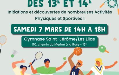 Les Samedis Sportifs des 13e et 14e