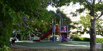 Jardin du centre d'animation Bon Secours