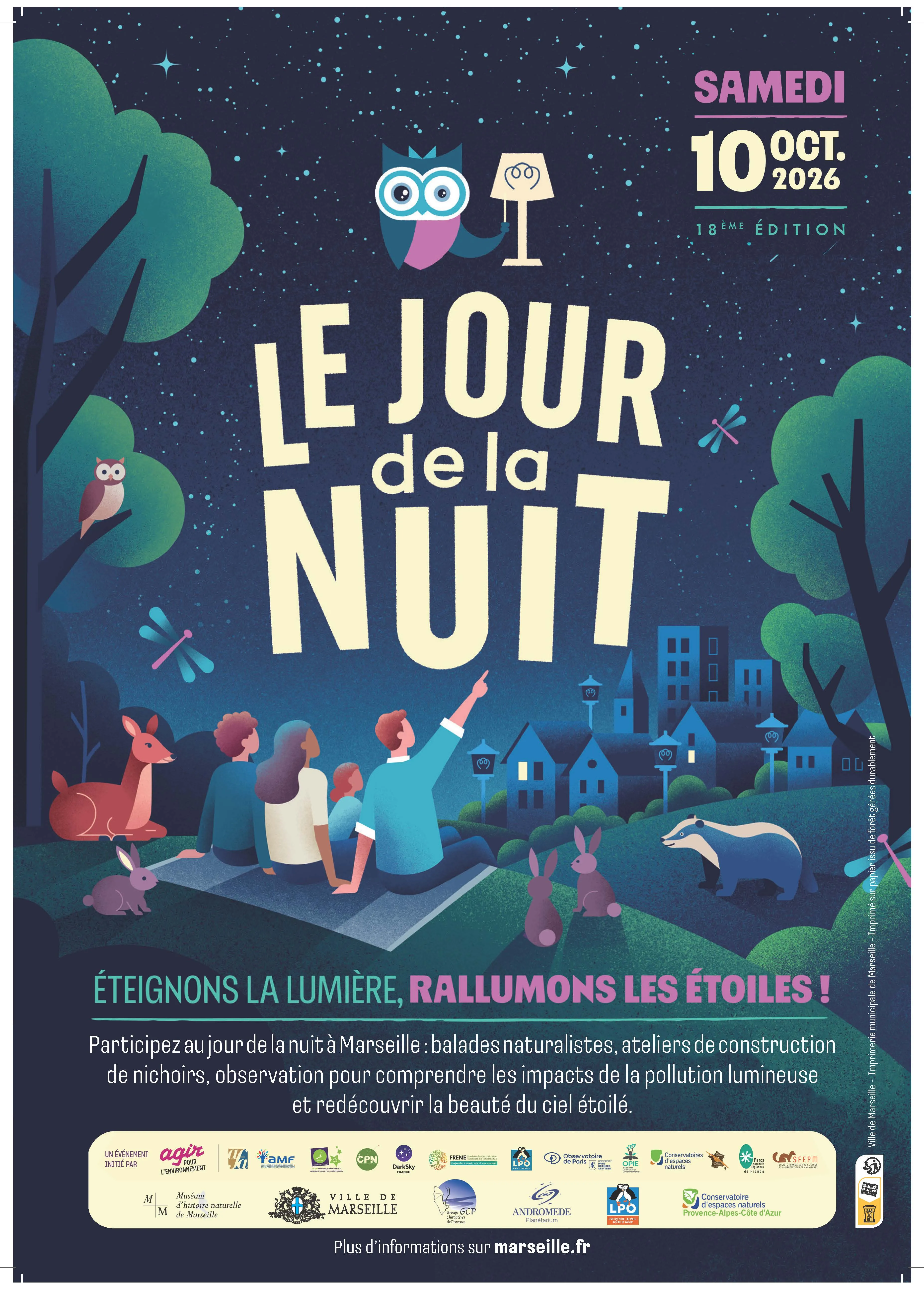 Le jour de la nuit « Eteignons la lumière, rallumons les étoiles »